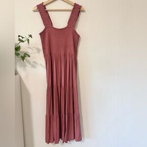 🌺 Rose / Mauve Aerie Midi Dress 🌸